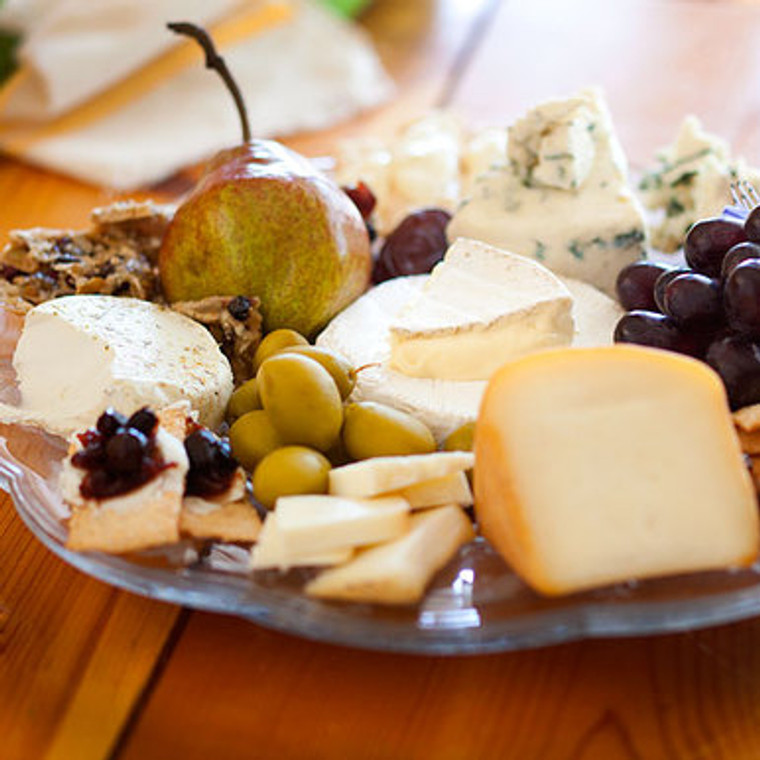 A Tour of Wine Country Cheese Gift Plate