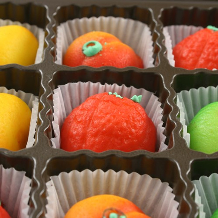 Assorted Marzipan Fruit - 9 Piece