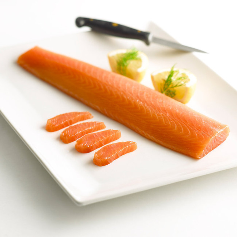 Royal Fillet Sashimi Grade Scottish Smoked Salmon - 12 oz