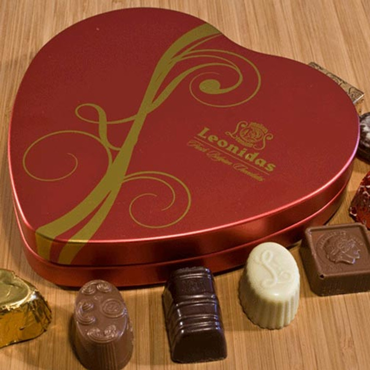 Leonidas Sweetheart Tin - Belgium Gourmet Chocolates