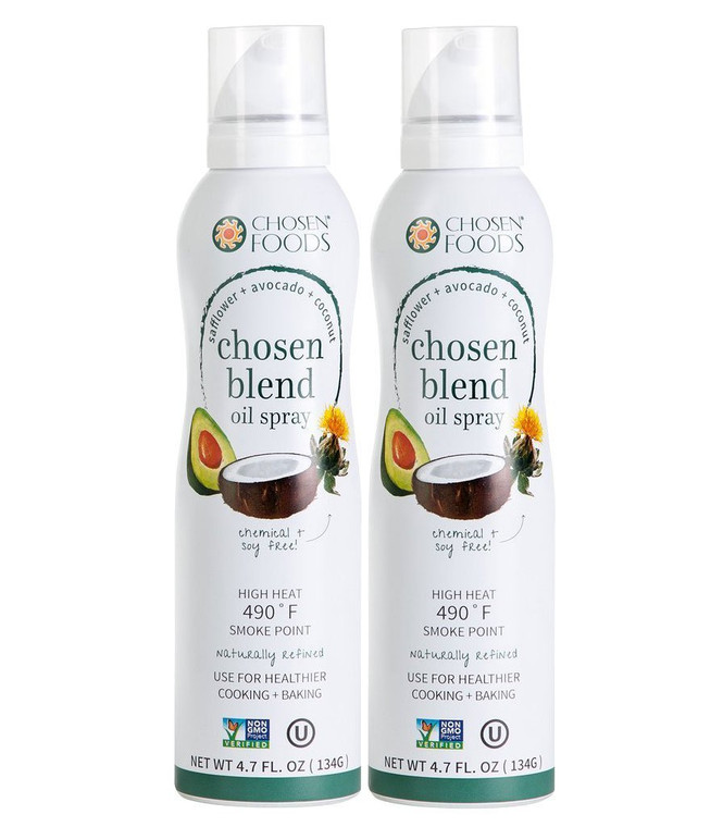 CHOSEN FOODS CHOSEN BLEND COOKING OIL SPRAY 4.7 OZ 2 PACK