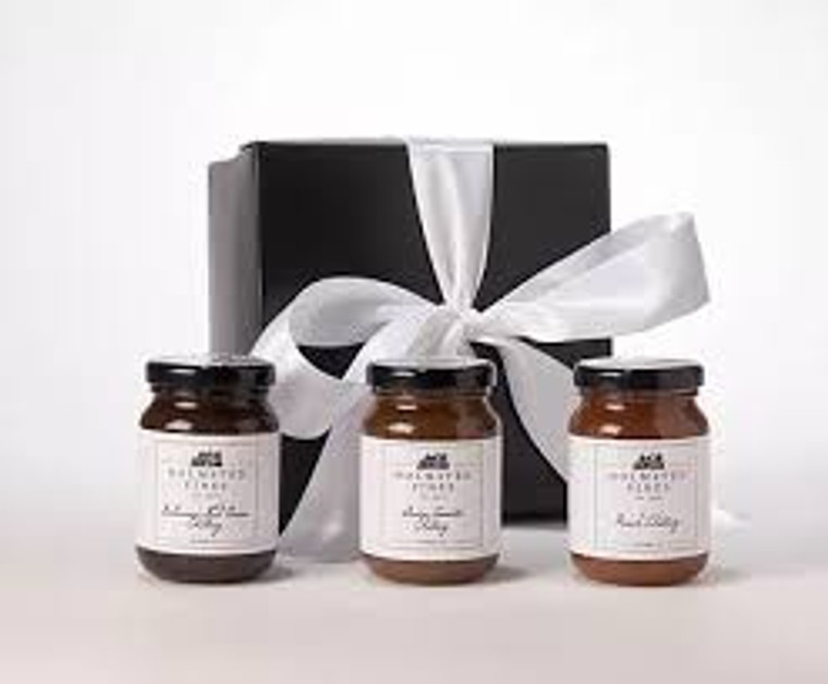 Chutney Gift Trio w/ Gift Box Black (5 oz jars) - Holmsted Fines