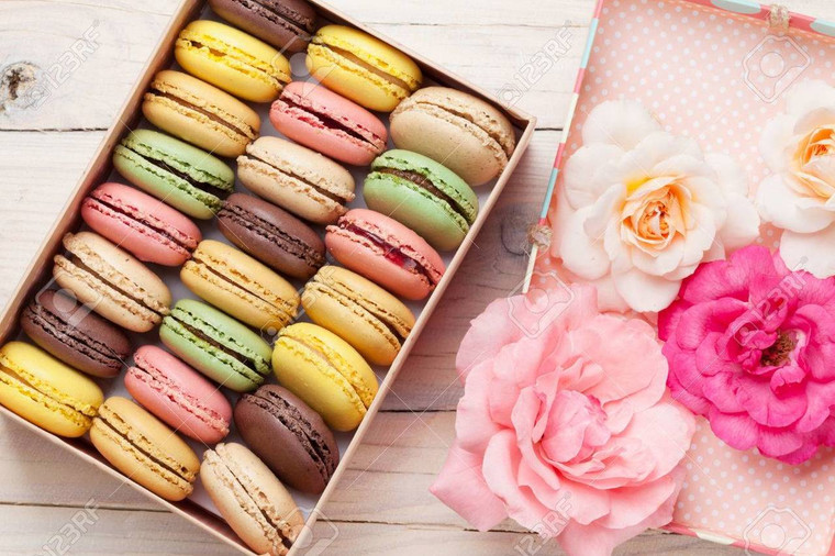 French Almond Macaroons - 72 piece box