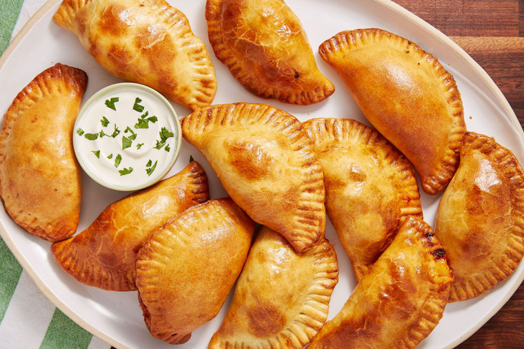 Potato & Goat Cheese Empanadas - 35 pieces per tray