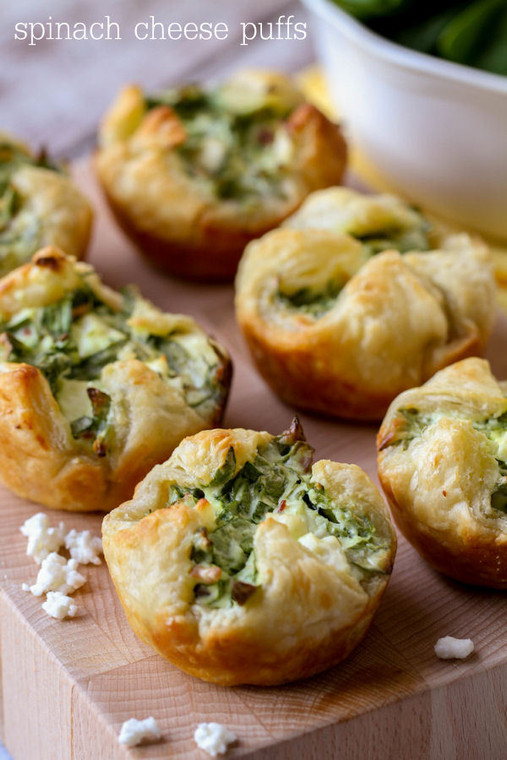 Spinach Cheese Puffs