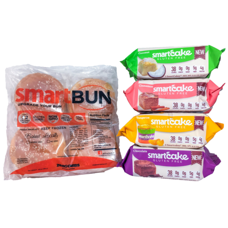 SMART BAKING SAMPLER PACK, Gluten Free, ZERO CARB of sugar of starch