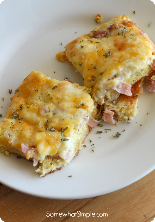 Croissant Omelet Breakfast Casserole