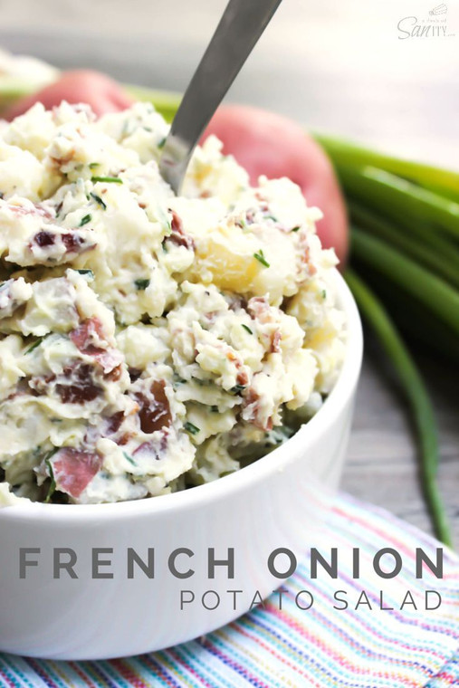 French Onion Potato Salad