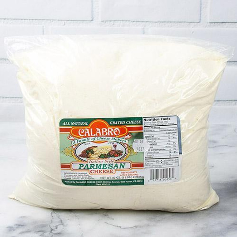 Calabro's Grated Parmesan Cheese - 5 lb