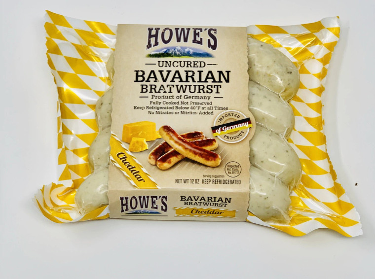 Howe's Bavarian Cheddar Bratwurst