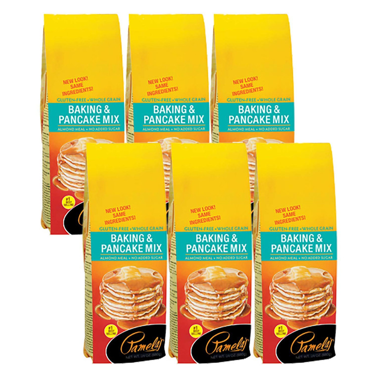 Pamela's Products - Baking and Pancake Mix - Wheat and Gluten Free - Case of 6