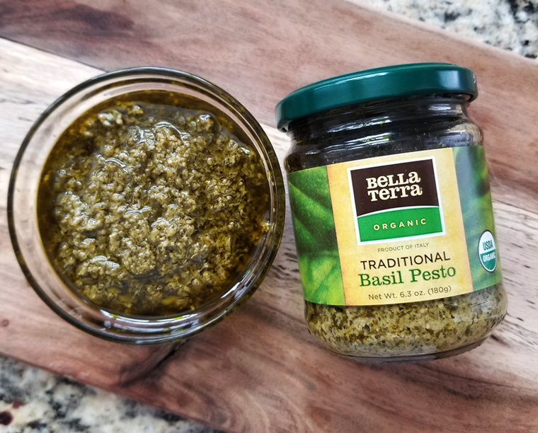 Bella Terra Organic Pesto - Garlic & Basil - Case of 6