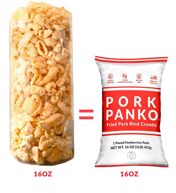 Pork Panko 0 Carb Pork Rind Breadcrumbs Bulk Keto, Paleo Friendly