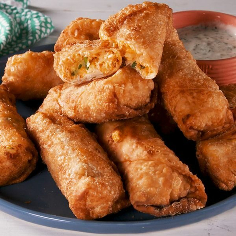 Buffalo Chicken Philly Cheesesteak Egg Rolls - 2.5 oz - 60/Case