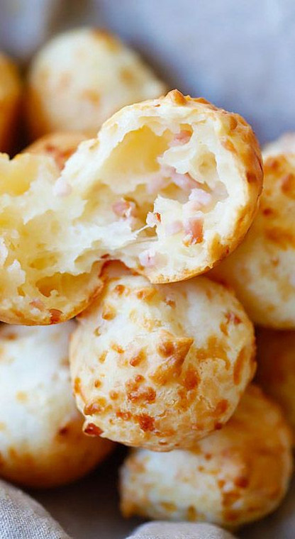 Bacon Parmesan Gougeres