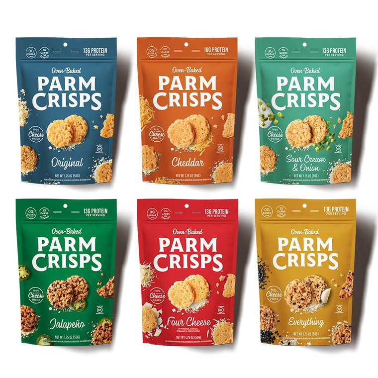 ParmCrisps Variety Pack - includes 6 - Keto, Gluten Free