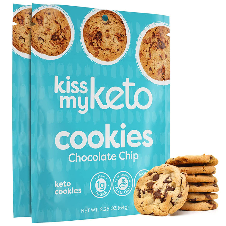 Kiss My Keto Cookies Chocolate Chip – 2 Pack