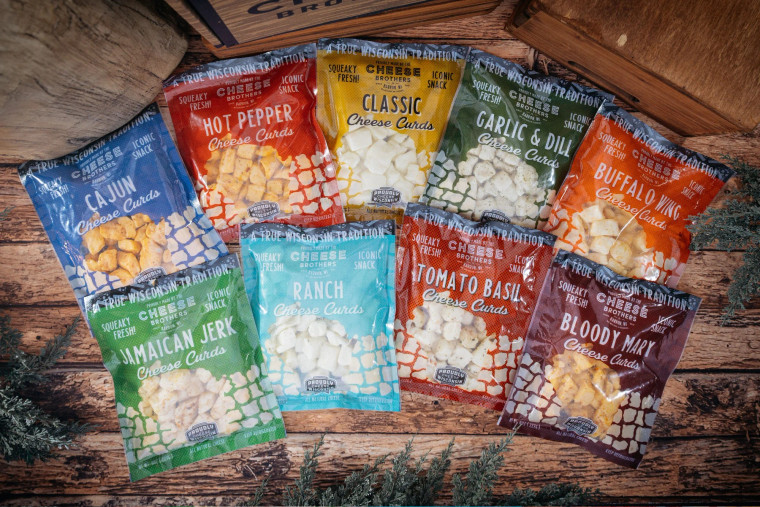 WISCONSIN CHEESE CURDS SAMPLER - Pack of 9