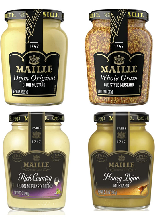 Maille Mustard Variety Pack - 7 oz - Pack of 4