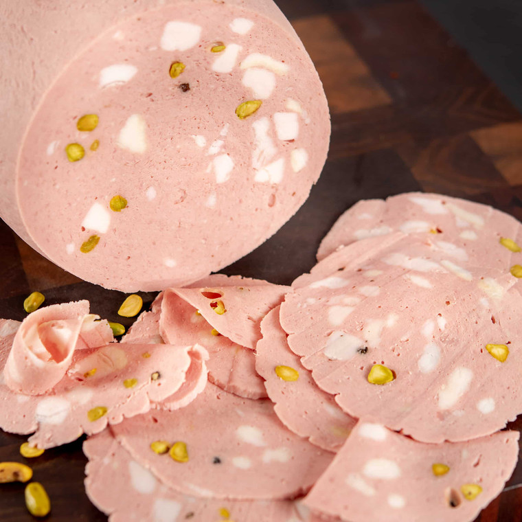 Italian Mortadella with Pistachios - Half Cut - Approx. 5.5 lb