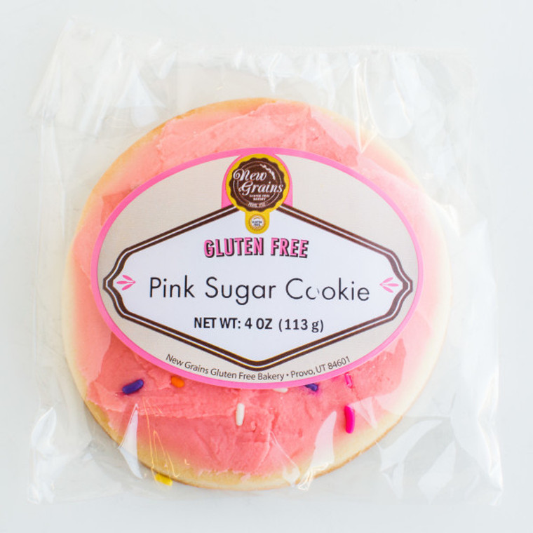 Gluten Free Pink Sugar Cookie