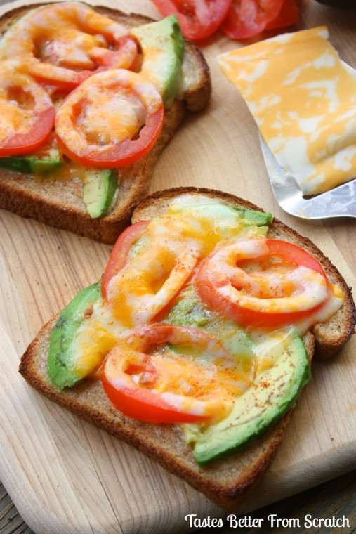 Tomato Avocado Melt