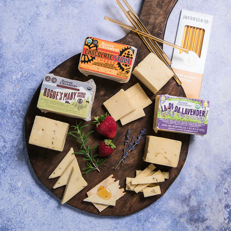 Rogue Creamery Cheese Trio & Honey Sticks