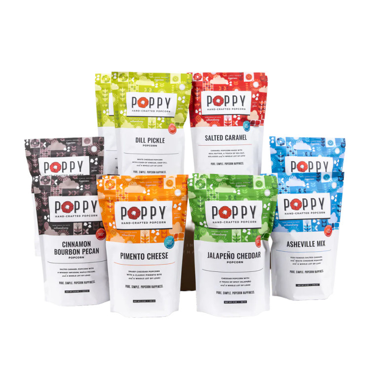Poppy Handcrafted Popcorn Crowd Pleaser Gift Set