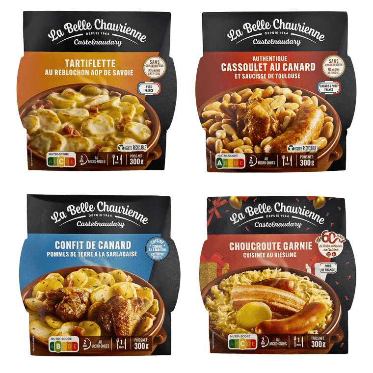 La Belle Chaurienne Ready Meal Bundle, 300g - Pack of 4