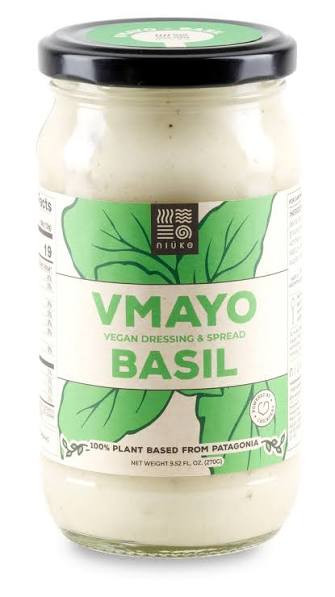 Gourmet Basil Vegan Mayonnaise – Smoky & Creamy Dressing, Dairy-Free, Gluten-Free, Non-GMO