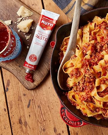 Mutti Double Concentrated Tomato Paste (Doppio Concentrato), 4.5 oz Tube - Pack of 4