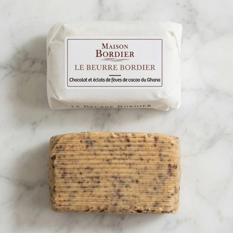 Le Beurre Bordier Chocolate & Cocoa Nibs Butter — 4.4 oz