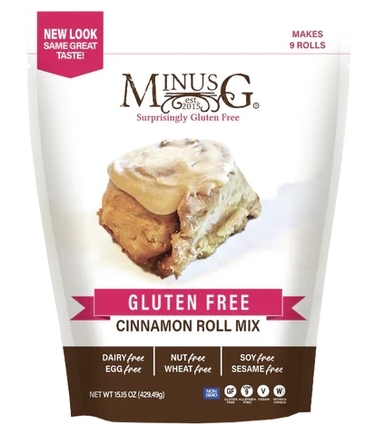 BESTSELLER Cinnamon Roll Mix, Oooey-Gooey Good! Gluten-Free, Rice-Free, Top 9 Allergen-Free, Vegan