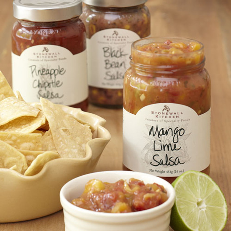 Salsa Collection -  Mango Lime, Pineapple Chipotle  & Black Bean