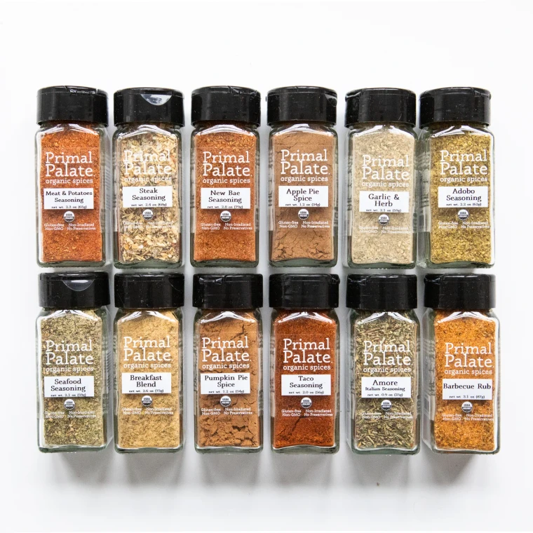 Best Sellers Collection Spices - Primal Palate - 12 Bottles