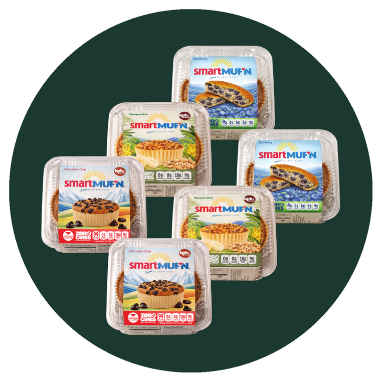 SmartMuf’ns Lovers Bundle | 12-Pack Keto • Gluten-Free • Zero Net Carbs