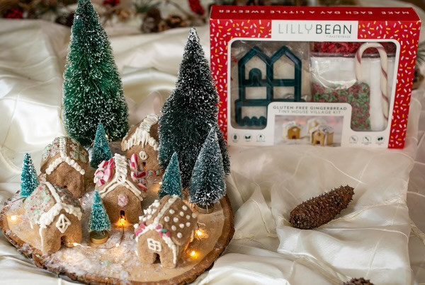 Gluten-Free Gingerbread Tiny House Village Baking Kit  Top-9 Allergen-Free & Vegan