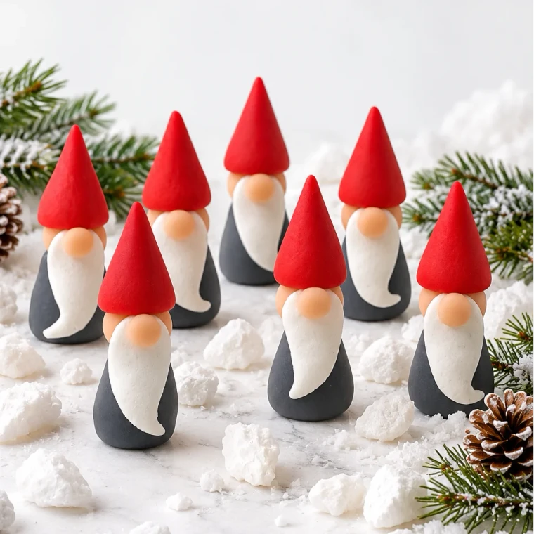 Gourmet Marzipan Candy Gnomes, Box of 6