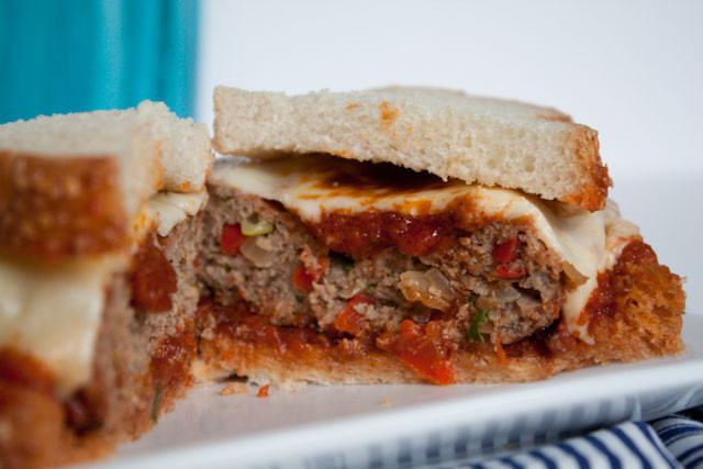 Chicken Parmesan Burgers