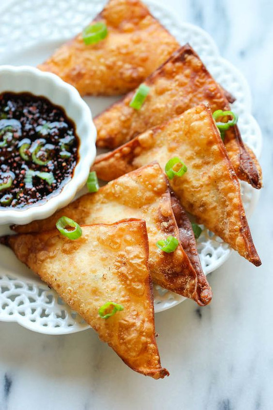Crab Rangoons includes 100 per tray