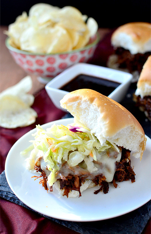 Balsamic Vinegar and Honey PulledPork Sliders