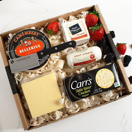 Champagne Cheese Assortment Gift Set
