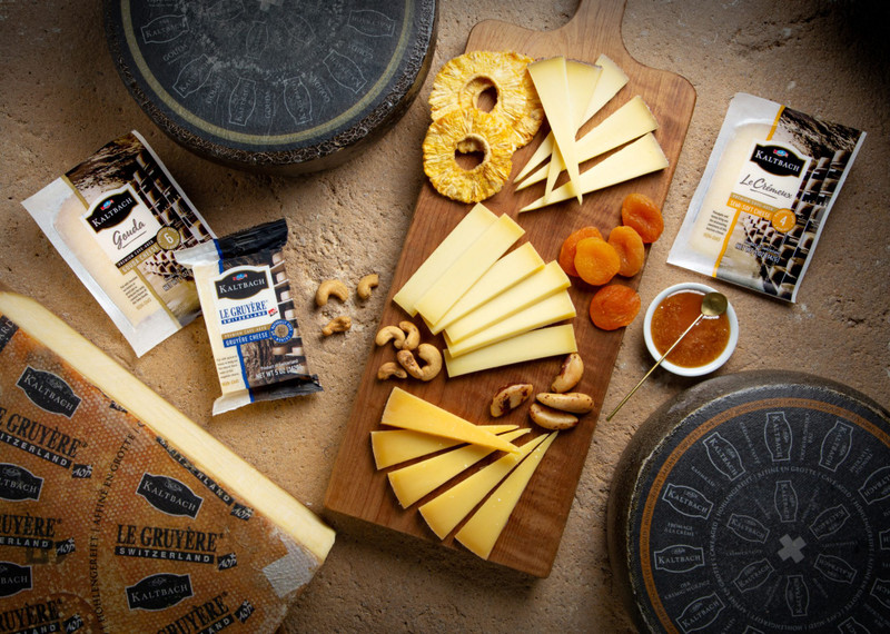 Kaltbach Cave Aged Swiss Gruyere AOP Cheese 9 lb Wheel