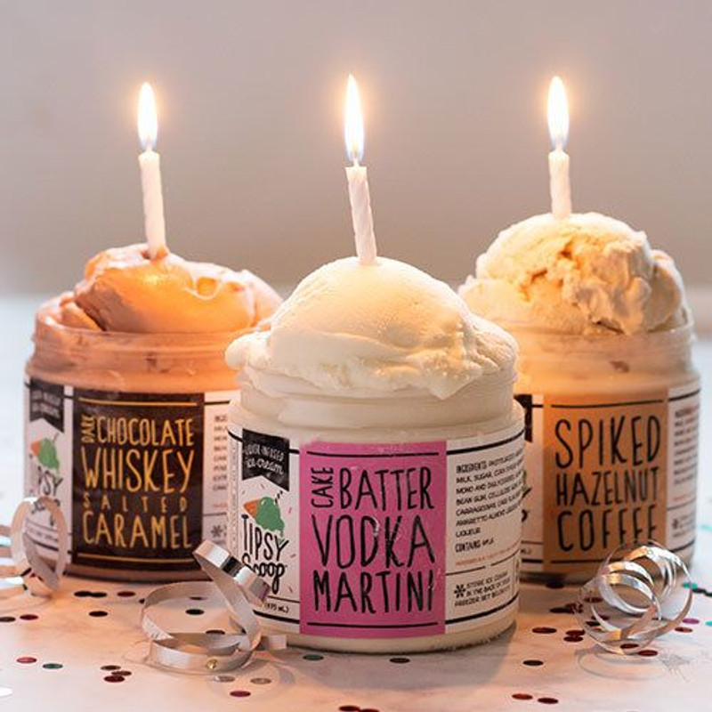 Birthday Party Pack 4 Pints Tipsy Scoop