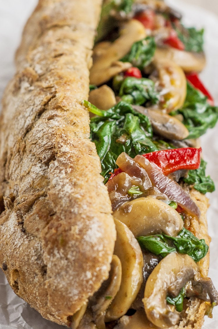 Portobello Mushroom Philly Cheesesteak