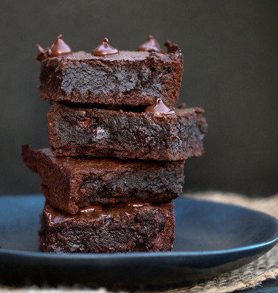 Vegan Double Chocolate Sunflower Brownies - 18 included