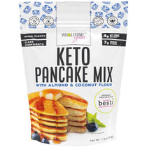 Wholesome Yum Fluffy Grain Free Keto Pancake Mix - Non-GMO -1 lb