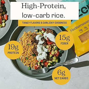 Kaizen Low Carb Keto Mediterranean Rice - High Protein (20g), Keto