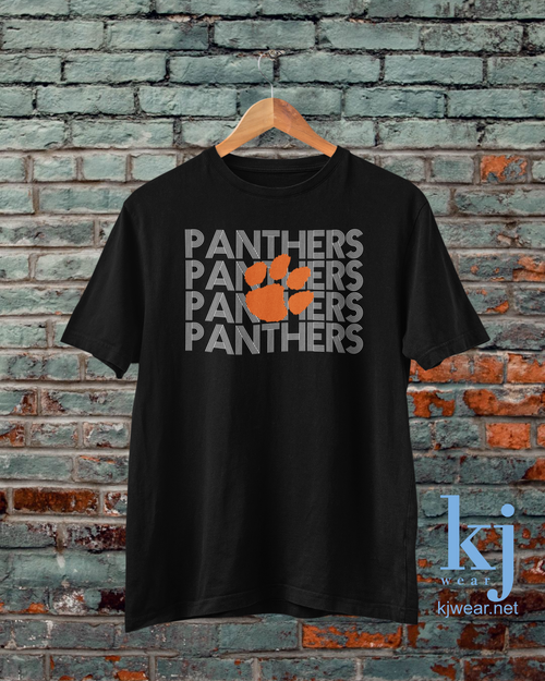 STACKED PANTHERS WHITE