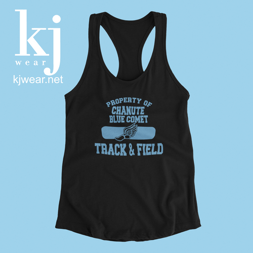 PROPERTY OF BLUE COMET TRACK AND FIELD TANK